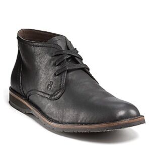 John Varvatos 9.5 Black Leather Chukka Boot
